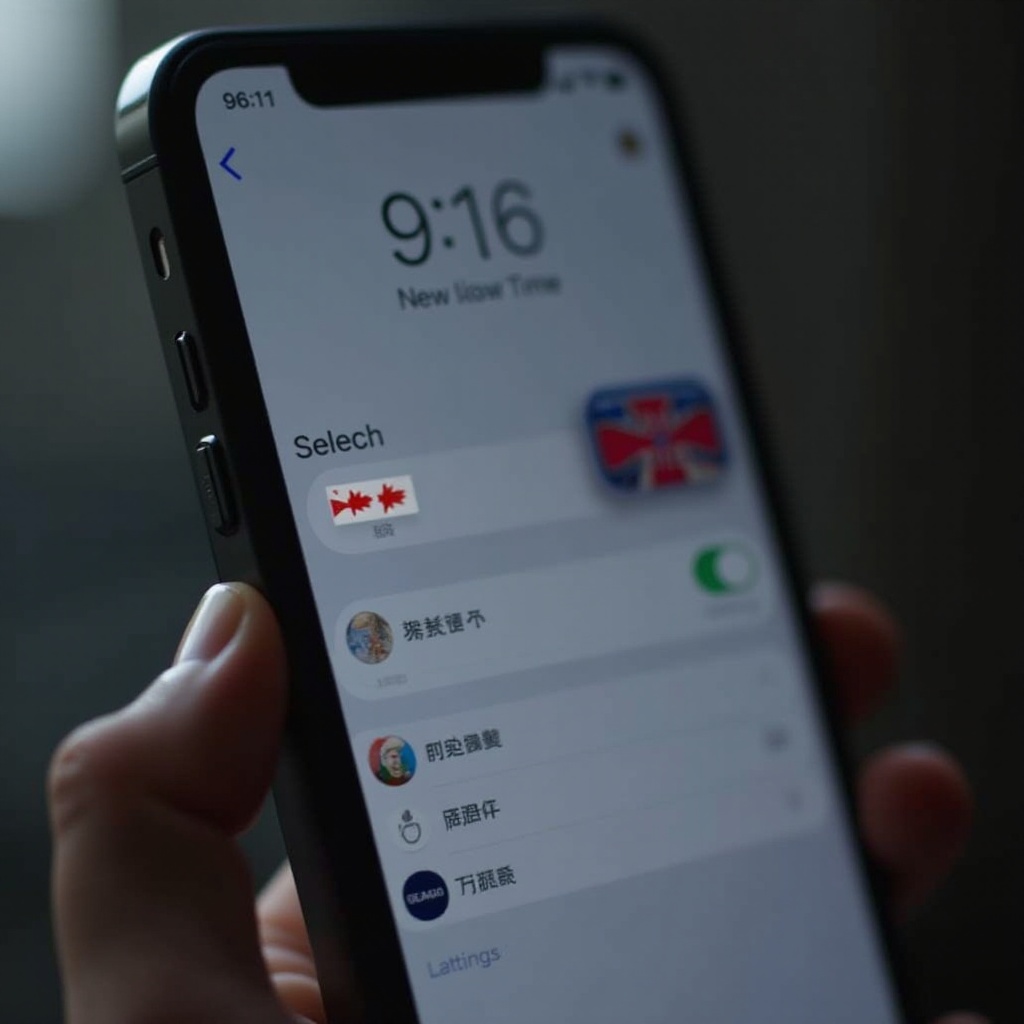 iphone英文改中文